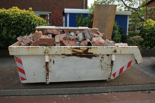 Rotherhithe community members participating in waste removal