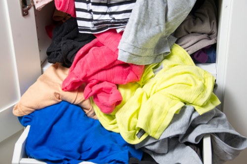 Emergency equipment and first aid kit at a clearance site